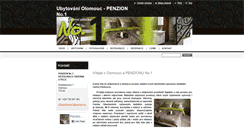 Desktop Screenshot of penzionno1-ubytovani-olomouc.cz