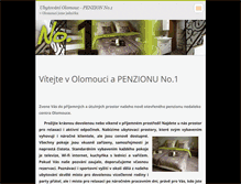 Tablet Screenshot of penzionno1-ubytovani-olomouc.cz